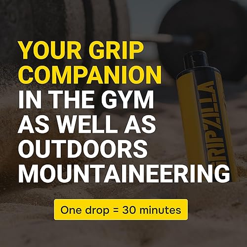 Miniatura 6 de GRIPZILLA Kit de tiza líquida para levantamiento de pesas, escalada en roca, agarre de poste, bouldering, levantamiento de potencia, pelota,