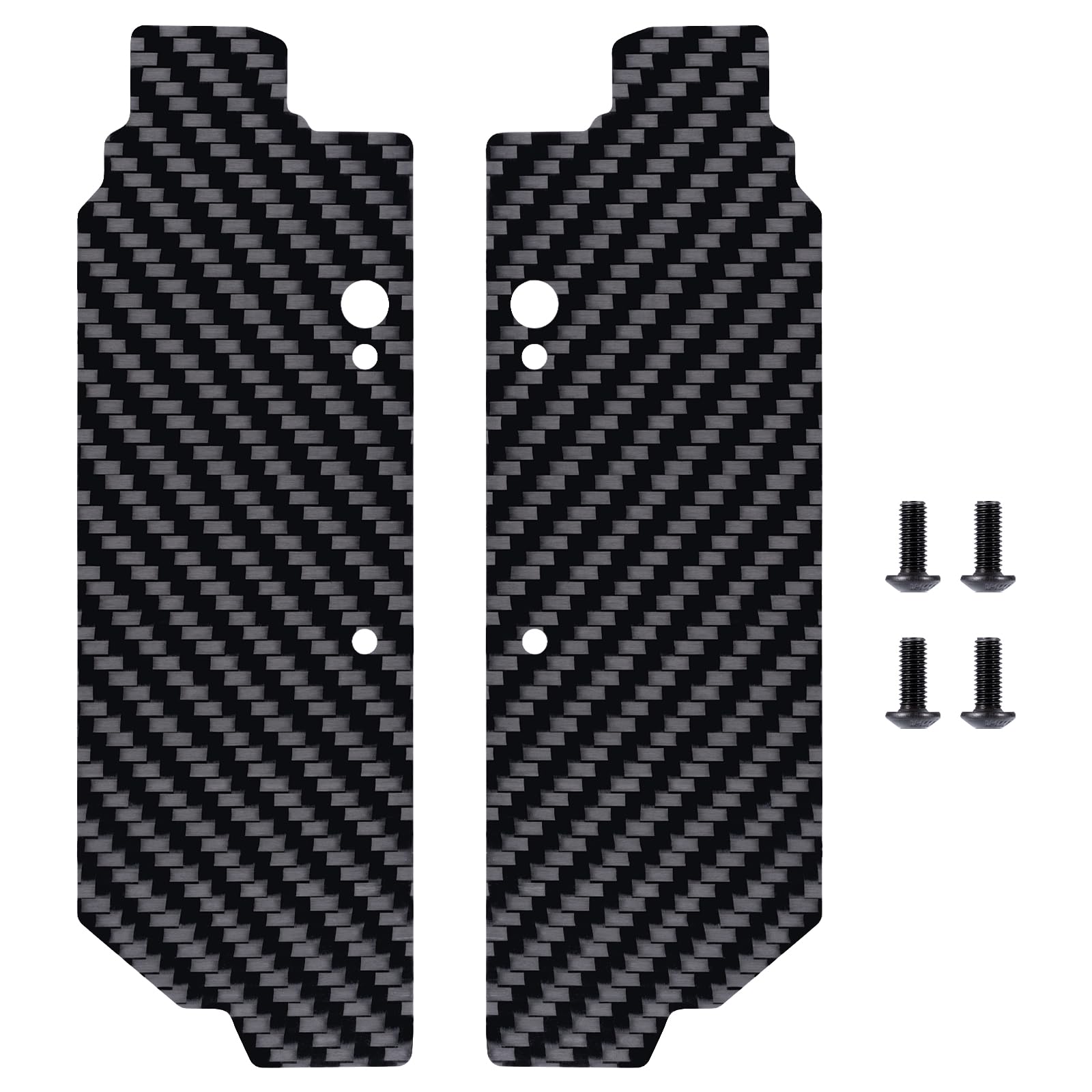 QUE-T Carbon Fiber Rear A-Arms Mudguard Fender Flares Mud Flaps for ARRMA 1/8 KRATON 6S EXB RC Car