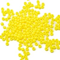 Vista 11 de Gxueshan 1000 cuentas acrílicas blancas de poni de 0.236 x 0.315 pulgadas a granel para pulseras de amistad, collares, joyería, aretes, trenzado