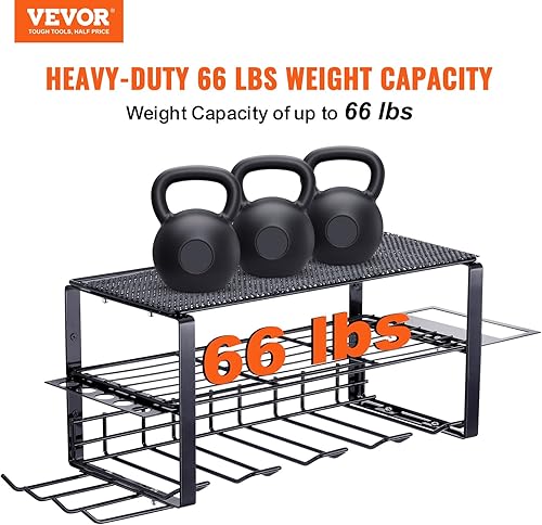 Miniatura 2 de VEVOR Organizador de herramientas eléctricas, 4 ranuras, 3 capas, soporte de pared para taladro inalámbrico, resistente a la corrosión, estante de