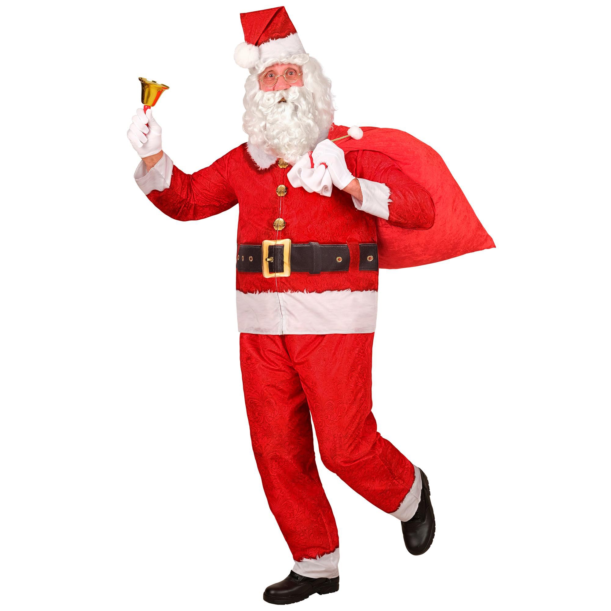 W WIDMANN MILANO Party Fashion 15852 Weihnachtsmann Fast Costume Santa Claus, red, M - Image 4