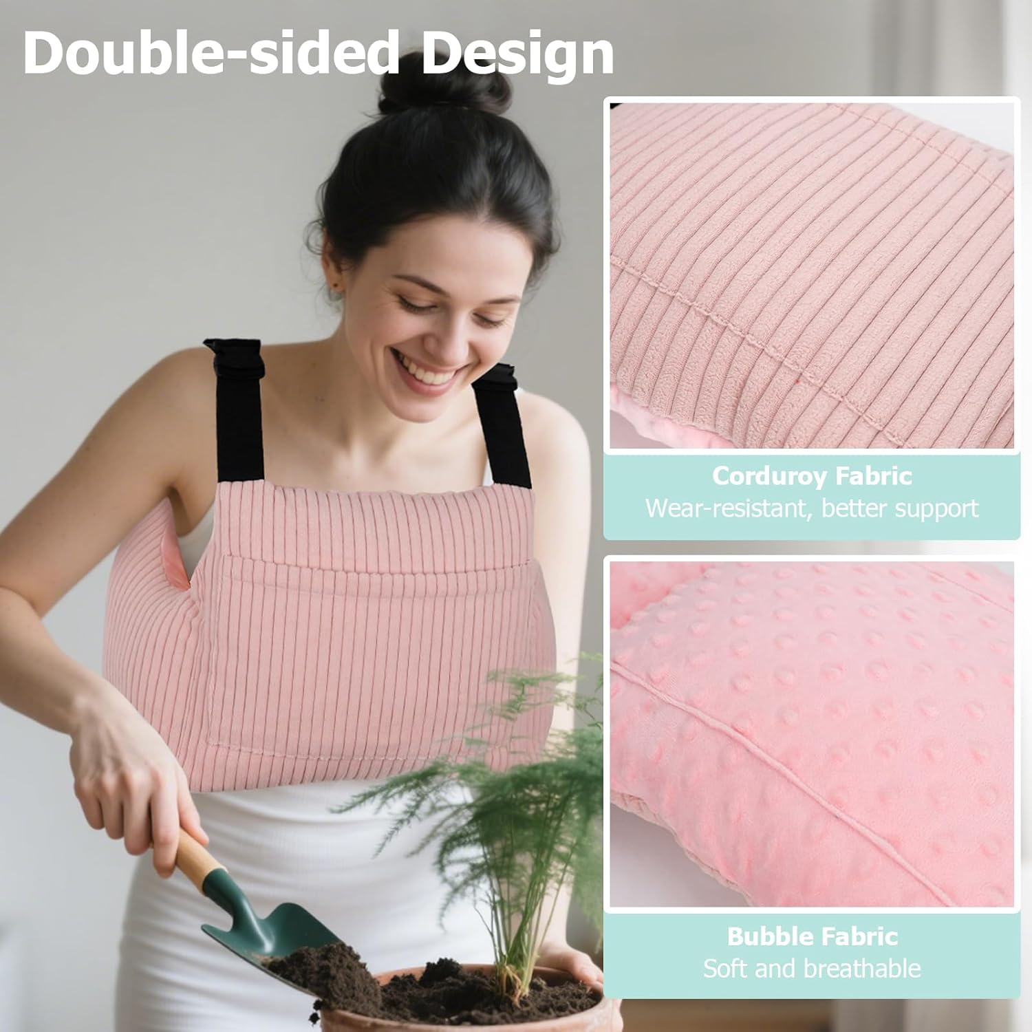 Post Mastectomy Pillows After Hysterectomy Must Haves, Breast Reduction Mastectomy Recovery Supplies, Breast Cancer Heart Surgery Pillow Gifts for Women Help for Recovery and Rest, Pink