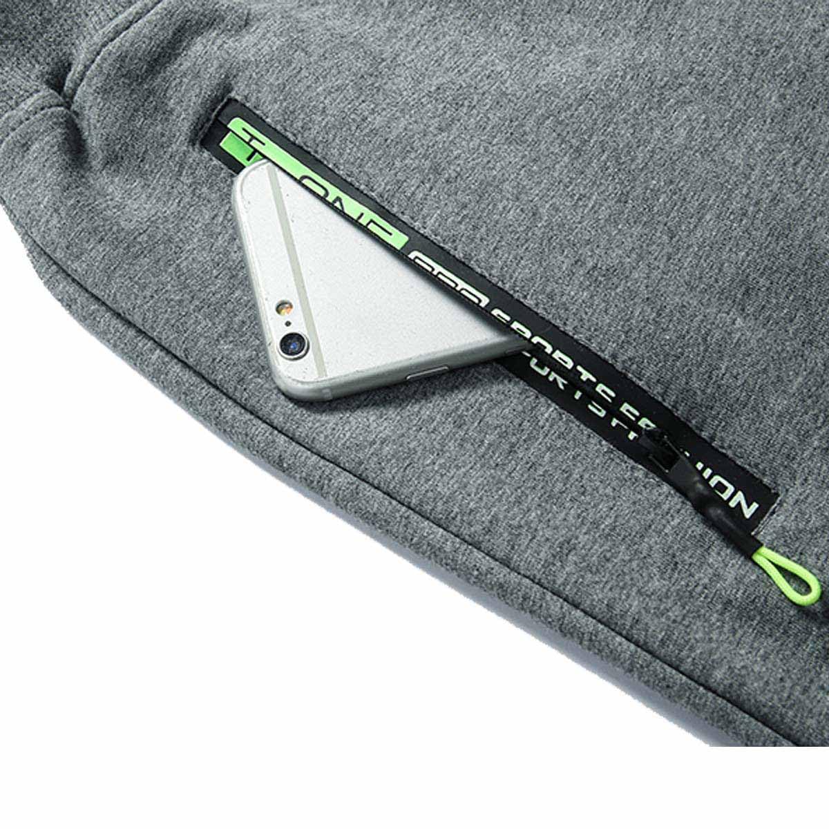 JustSun Pantaloncini Uomo Shorts Sportivi con Tasche con Zip