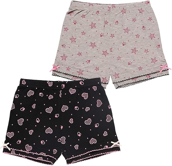 Amazon Co Jp 西松屋 2枚組1分丈オーバーパンツ ラメ ハート 星 100cm 110cm 1cm 130cm 140cm ファッション