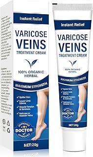 KILINO Varicose Veins Treatment for Legs, Varicose & Spider Veins Cream, Relieve Leg Swelling & Heaviness