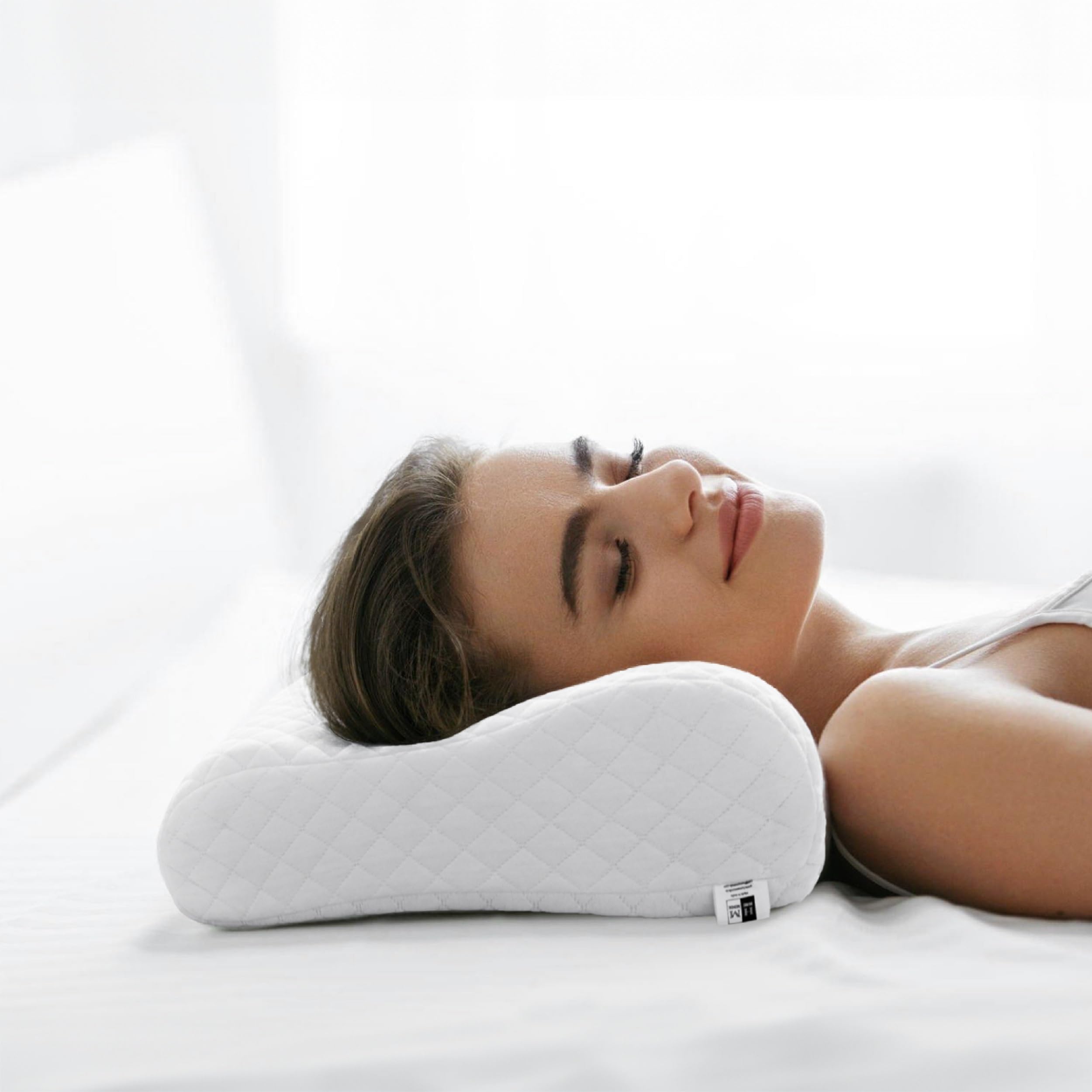 HOMEMONDE Memory Foam Bed Pillow - Orthopedic Contour Cervical Pillows Suitable for Neck Pain and Back Pain, 2 Piece - (40 x 60 x 10 CM) (B0CGTX8XZ5) Amazon Price History, Amazon Price Tracker