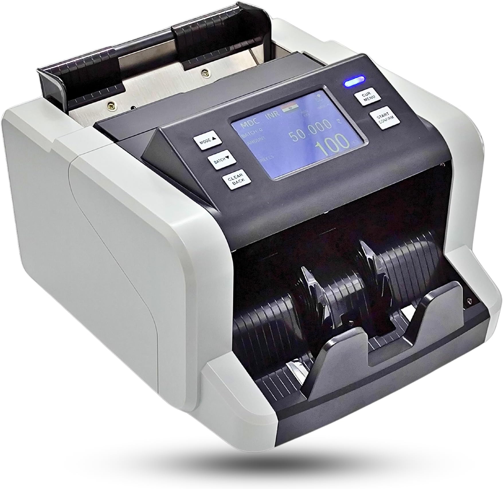 KROSS IS 9900 ULTRA - CIS MIX VALUE Note Counting Machine with Counterfeit Detection,Counting & Sorting for INR/USD/EURO/GBP It has a Touch Screen and external display for easy use in any Business