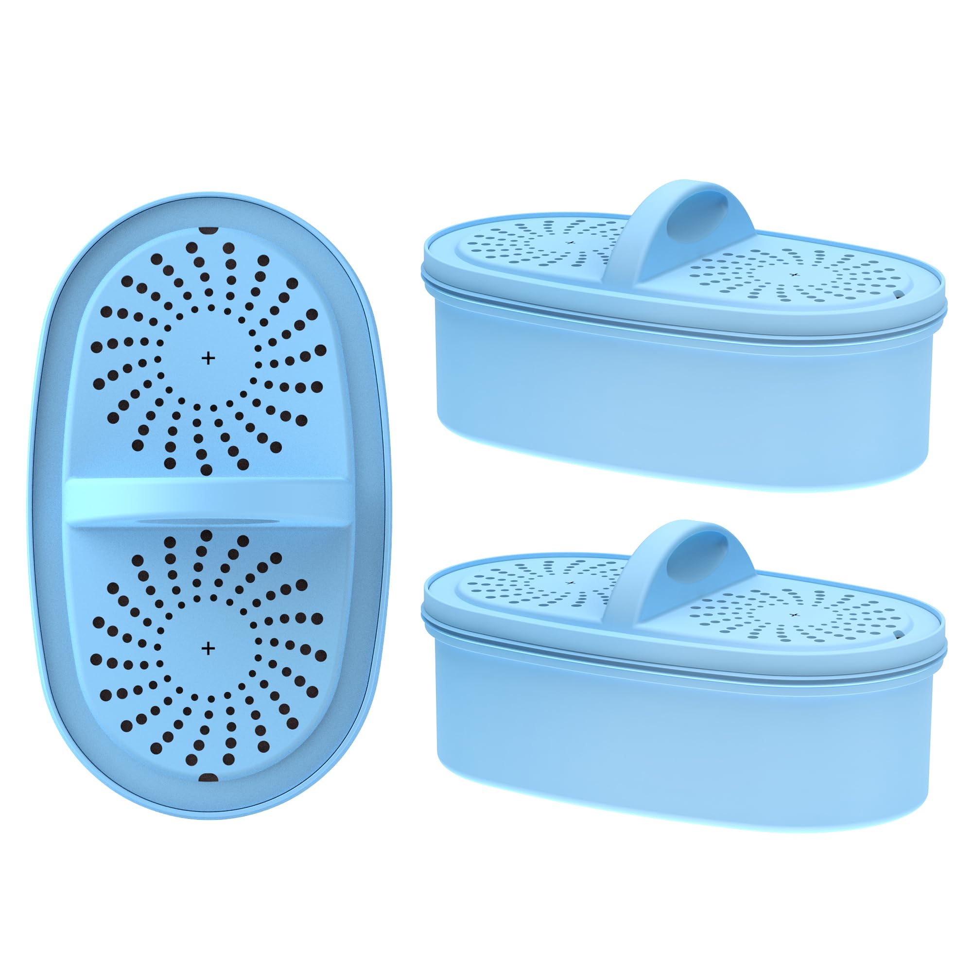 Alkaline Water Filter Replacement for All Waterdrop Pitcher and Dispenser Filtration System, Fits Waterdrop WD-PF-AL, Reduces PFOA/PFOS, Chlorine, Last Up to 100 Gallons, 3 Packs, AQUA CREST