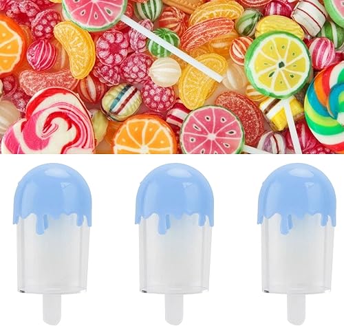 Miniatura 5 de Fdit Cajas de regalo de dulces, 12 cajas de dulces en forma de helado, caja de regalo reutilizable de plástico transparente para bodas, despedidas