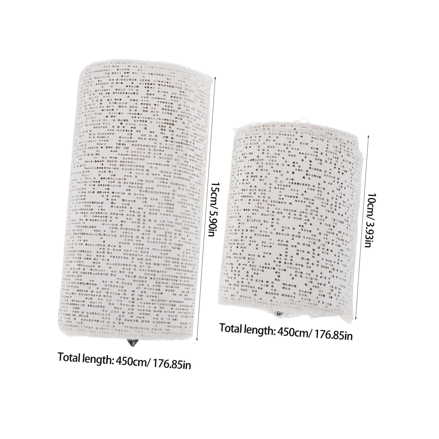 HOMSFOU Heavy Duty Landscape Fabric 2 Rolls Sand Table Materials Sanding Tape Plaster Strips for Craft Projects