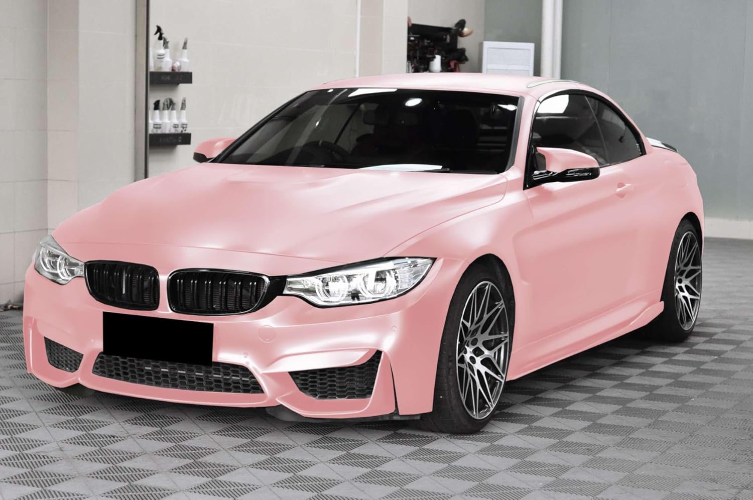 Cherry Blossom Pink Matte Metallic Satin Pearl Vinyl Wrap Film Car Vehicle Graphic Decal Sitcker DIY 4FTx5FT