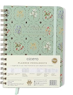 PLANNER PERMANENTE WIRE-O JARDIM FINANCEIRO A5 VERDE