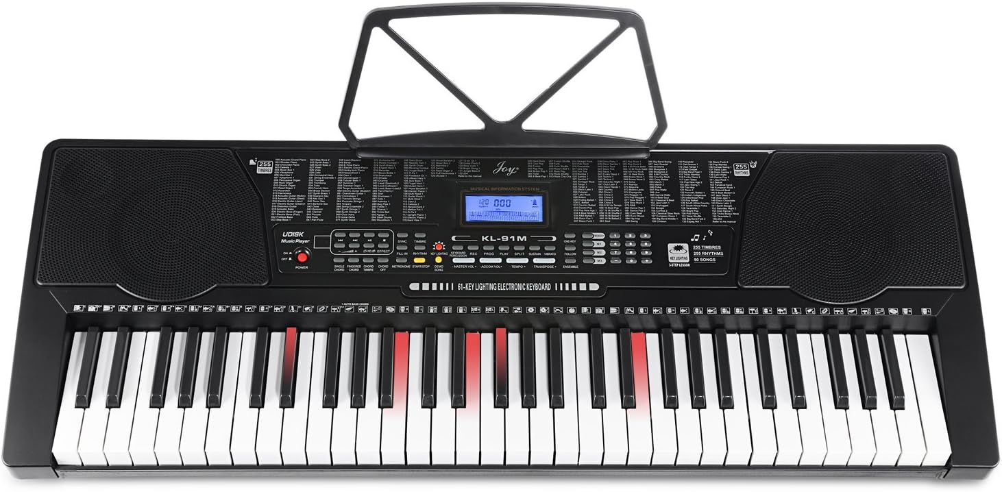 61-Key Lighted Keyboard with USB Music Player Lebanon Ubuy