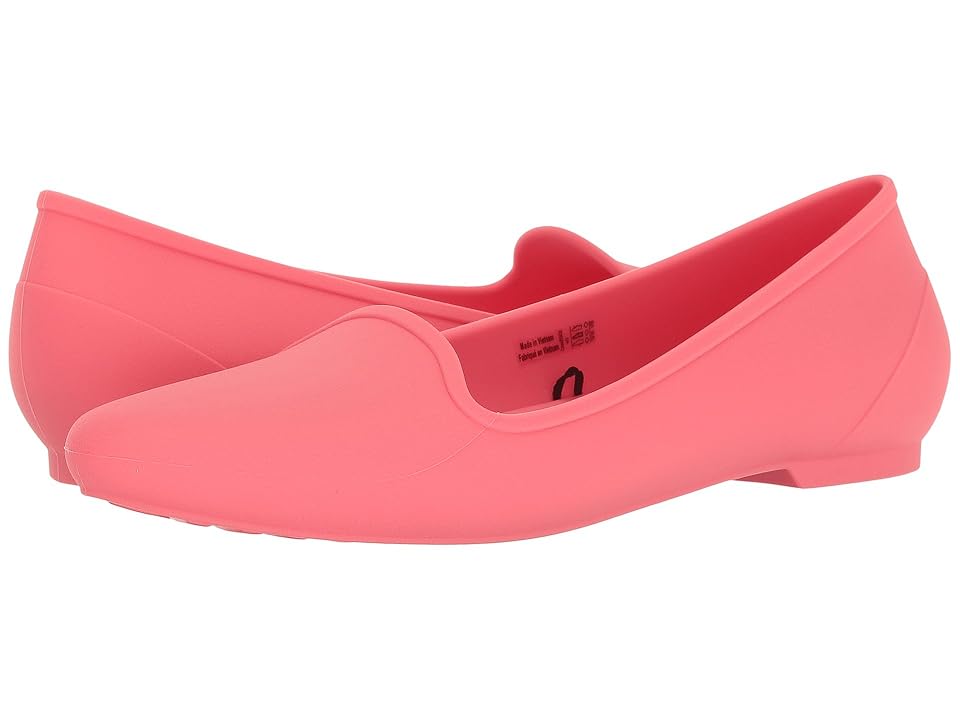 

Crocs Eve Flat (Coral) Women's Flat Shoes