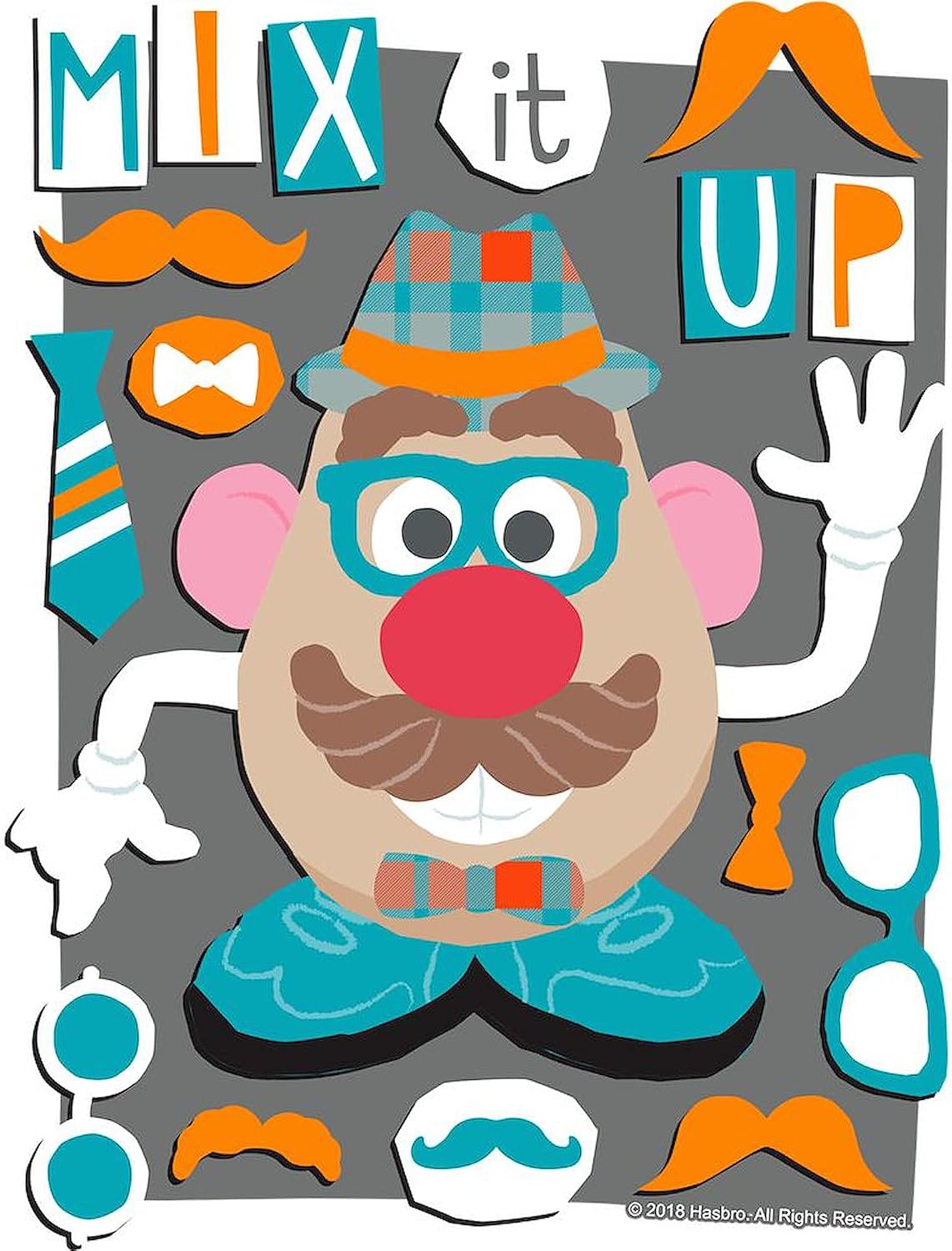 CafePress Mr. Potato Head Mix It Up 15 Oz Ceramic Large Mug 15 oz (444 ml) Ceramic Coffee Mug