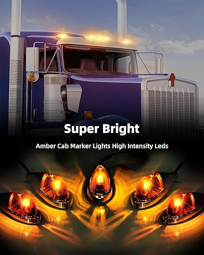 Miniatura 2 de Luces LED ovaladas para remolque, luz de marcador lateral LED roja con bisel cromado, luces LED universales para camiones, remolques, lanchas,