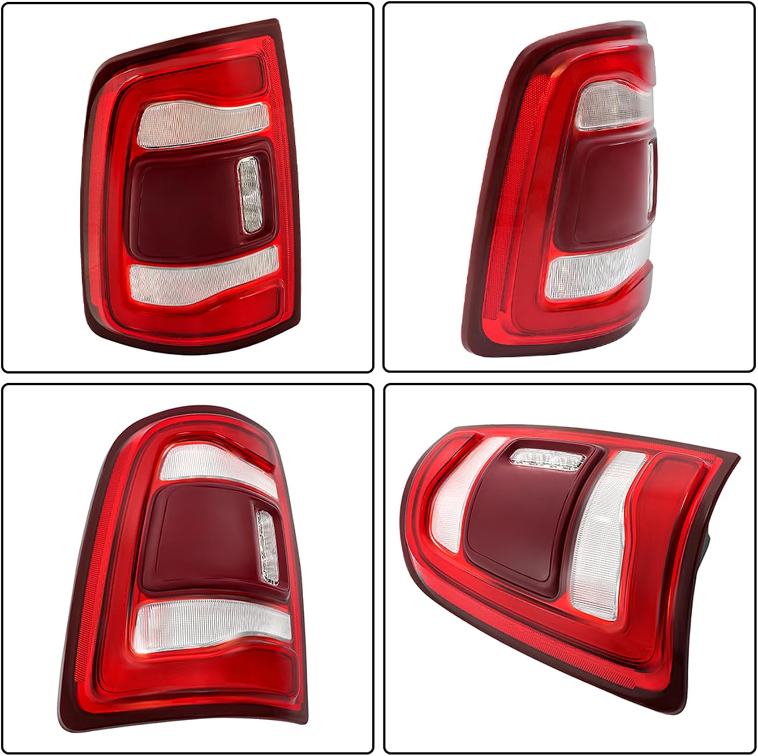 Tail Light Assembly Tail Lamp Left Side Replacement for 2019-2022 R-A-M 2500