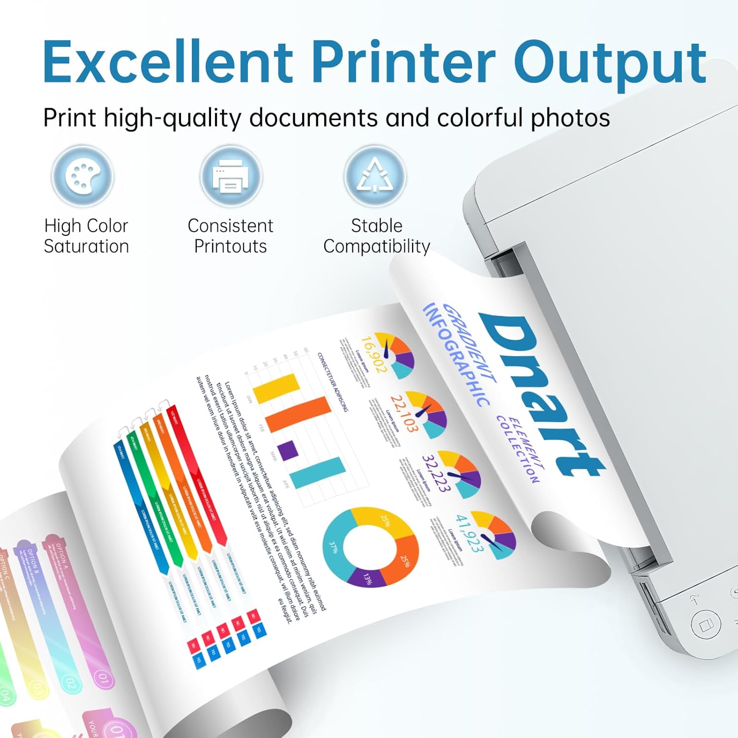 LC401XL LC401 Ink Cartridges for Brother Printer MFC-J1010DW LC 401XL 401 XL Ink Cartridge Compatible for MFC J1010DW MFC-J1170DW MFC-J1800DW MFC-J1012DW Series Printer, LC401 XL Upgraded (4 Pack)
