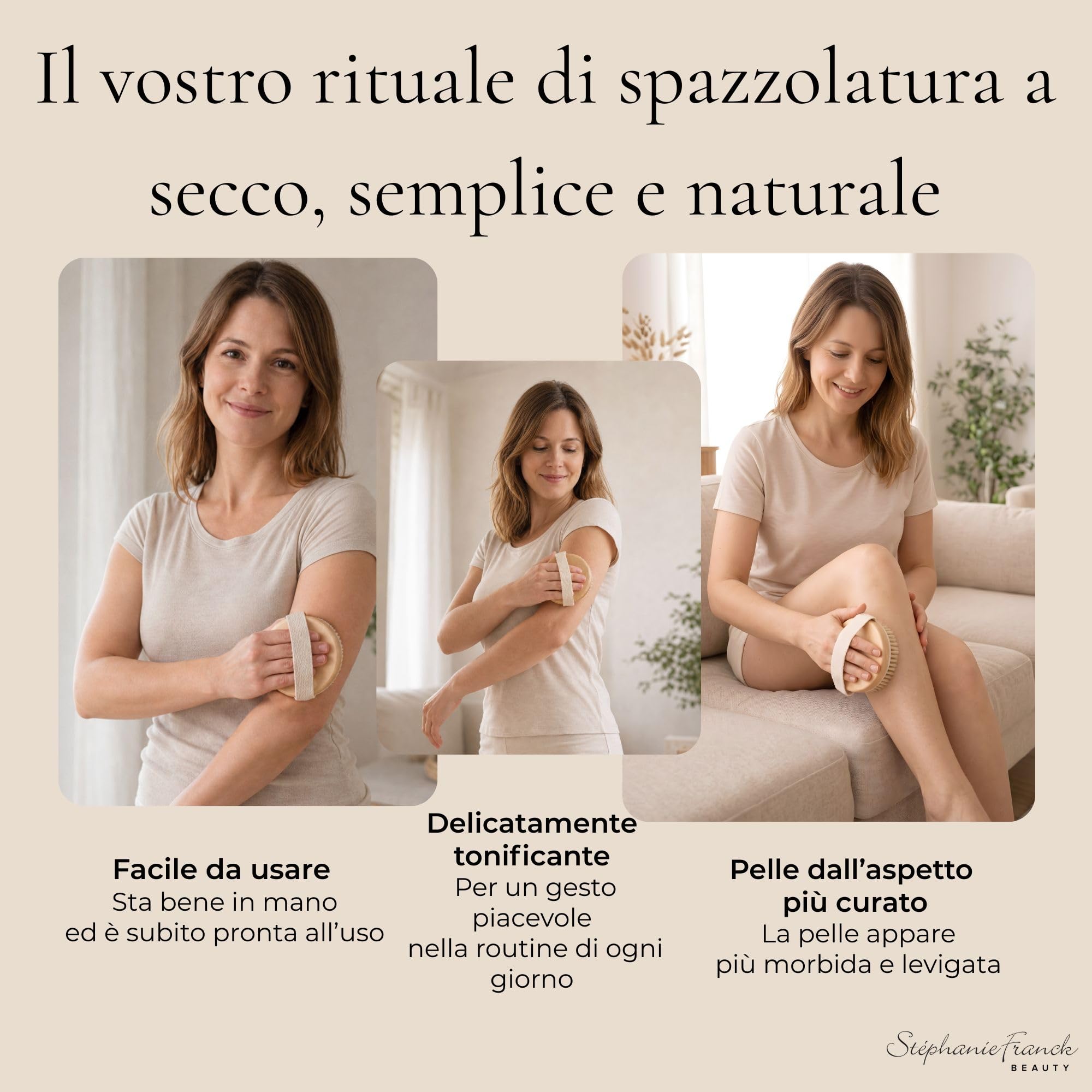 Set Maderoterapia in Legno, 3 Accessori Massaggio Corpo con Rullo, Gua Sha Corpo e Spazzola a Secco, per Gambe, Cosce, Addome, Braccia, Regalo Donna