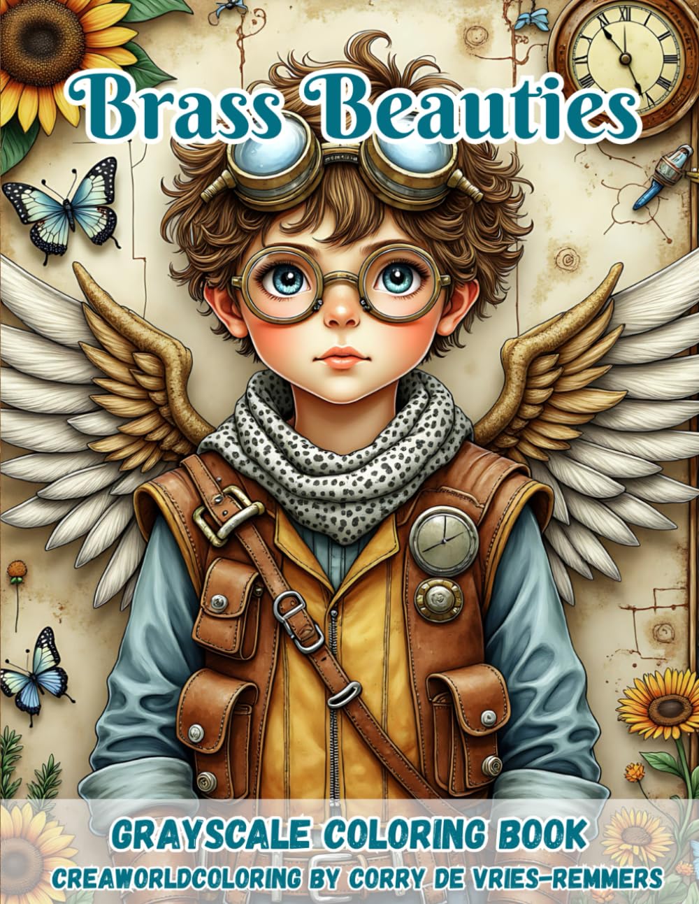 Brass Beauties: “60 Whimsical Steampunk Portraits with Gears & Blooms”