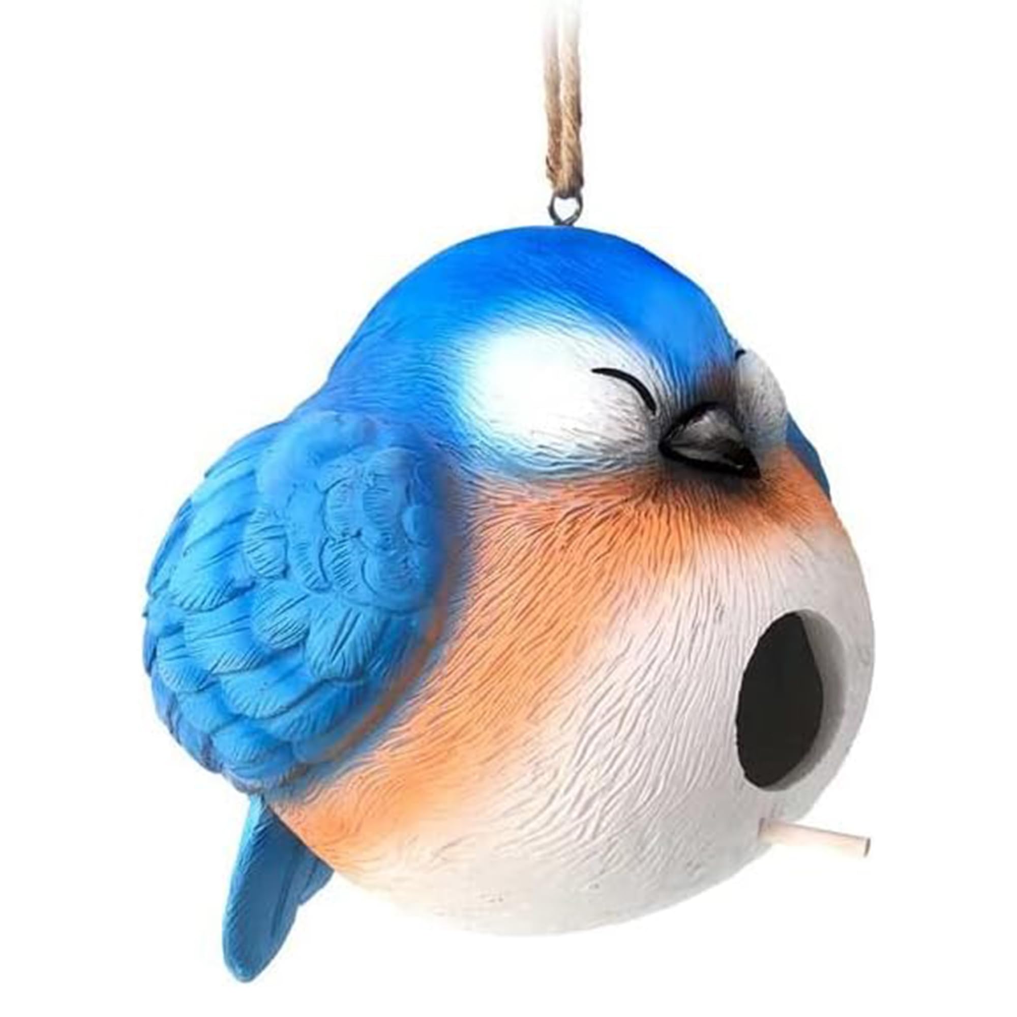 Nichoir à oiseaux bleu Spoontiques pour inviter la nature dans votre jardin
