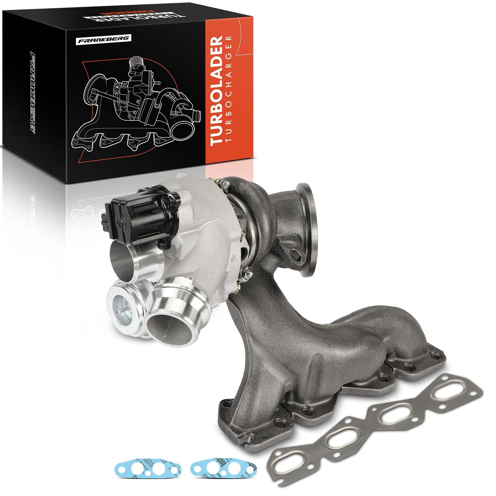 Frankberg Turbolader 11627645758 | Kompatibel mit 1er F20, 1er F21, 3er F30 F80, 3er Touring F31