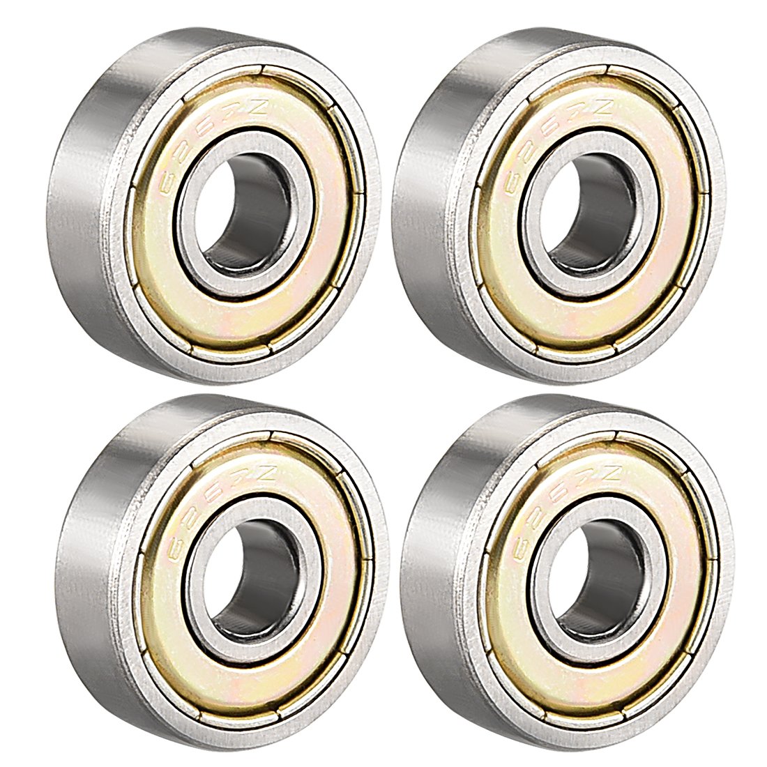 uxcell 626ZZ Deep Groove Ball Bearing Double Shield 626-2Z 80026