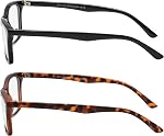 Reading Glasses 2 Pack Bifocal Fashion Comfort Quality Readers for Men and Women