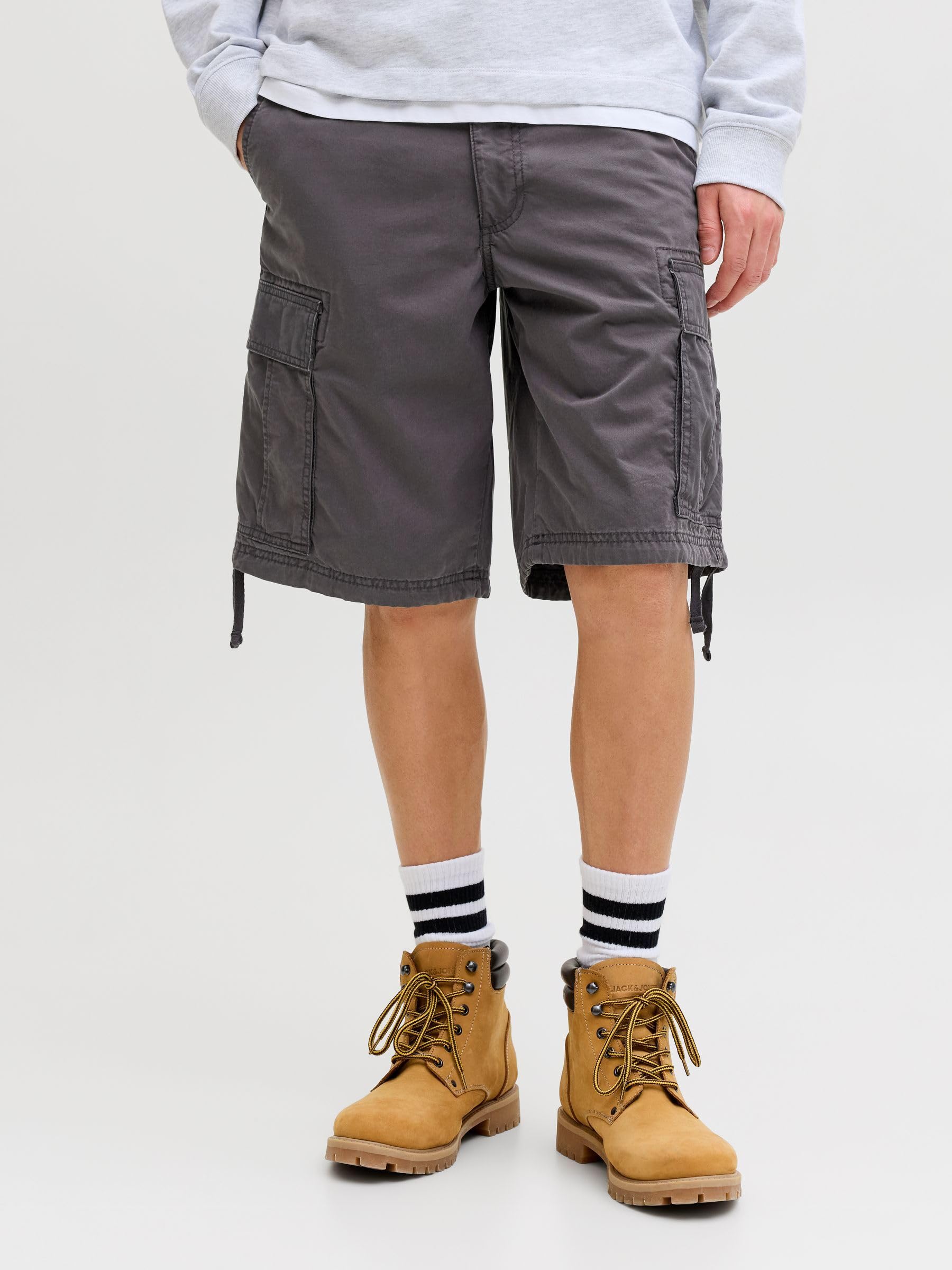 Jack & Jones - Jpstcole Frank Cargo Short Mid SN, Jpstcole Frank - Pantaloncini Cargo Mid SN Uomo