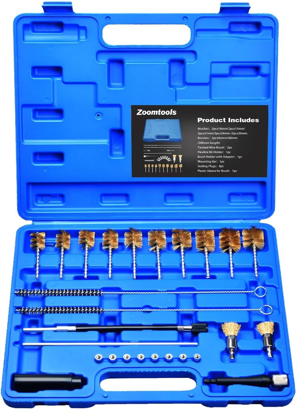 Ensemble de 26 pcs pour nettoyage des sièges d'injecteurs