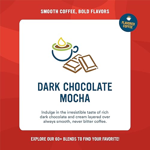 Miniatura 4 de Cameron's Coffee Bolsa de café molido tostado con sabor a chocolate amargo moca, 12 onzas (paquete de 6)