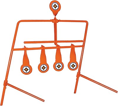 Do-All Outdoors - Airgun Pro Auto Reset 5 Target, Rated for .177 pellets, Orange (AGP5)