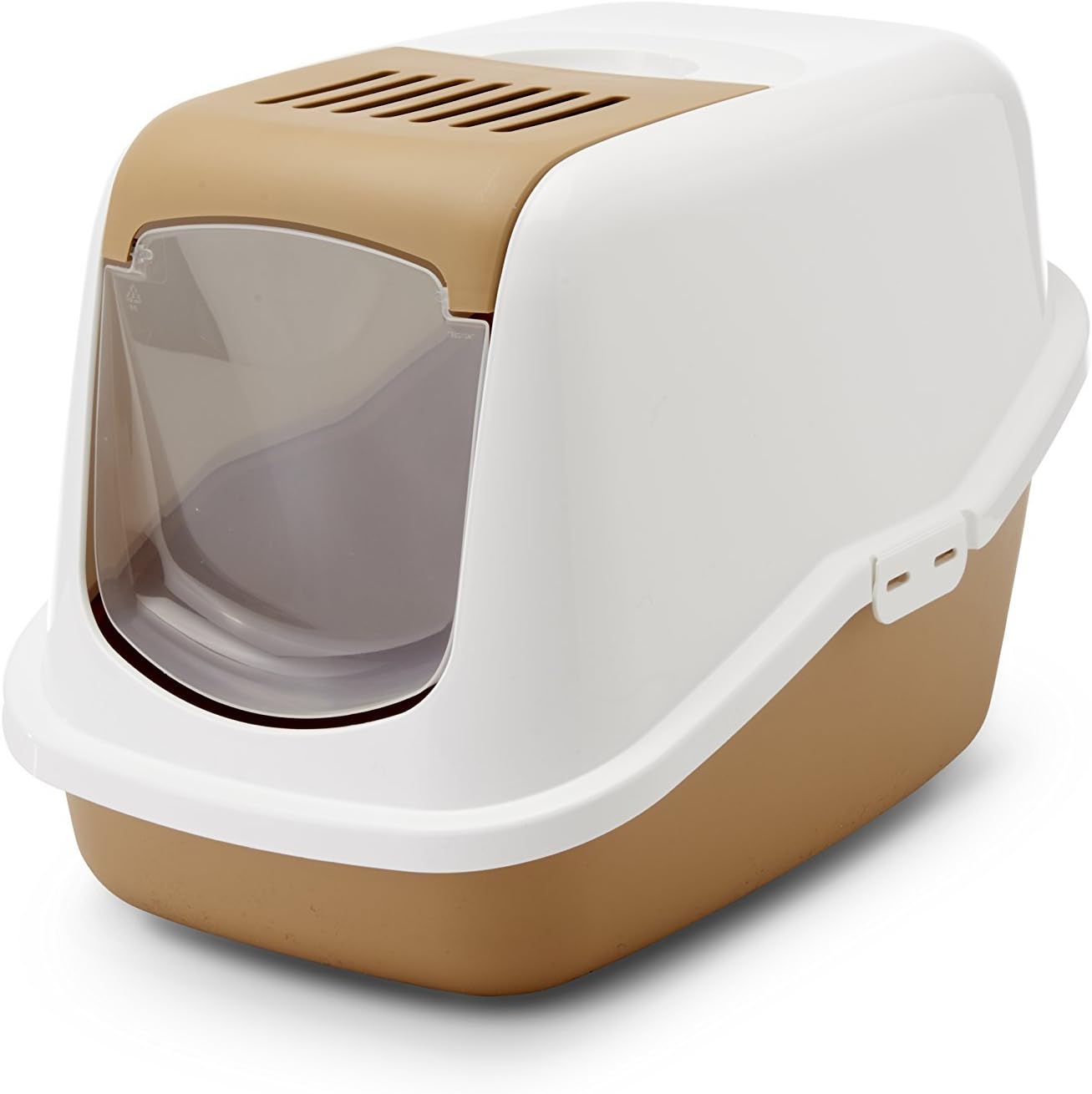 Savic Nestor Cat Toilet Litter Box Retro Brown