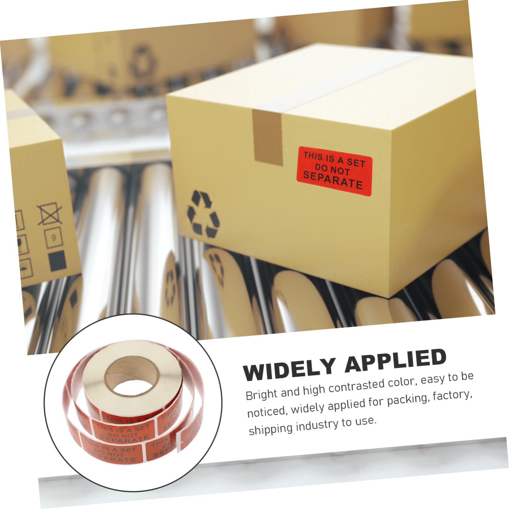 SHINEOFI Set Da 3 Non Rimuovere L'Etichetta Adesivi Di Avvertenza Per La Spedizione Etichette Di Avvertenza Del Pacchetto Di Spedizione Etichette Adesive Di Spedizione Adesivi Di