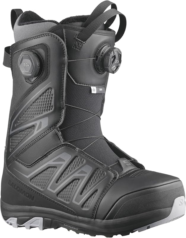 BOTA SNOWBOARD SALOMON BOA SJ NEGRO/GRIS LILA