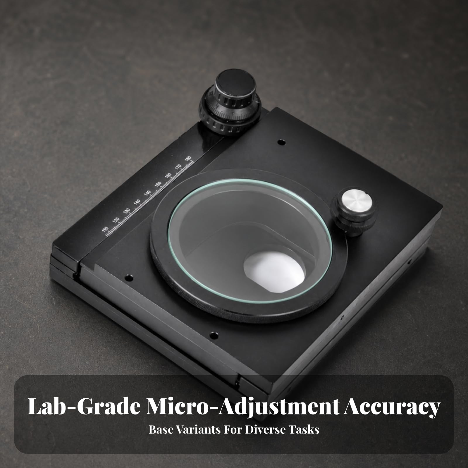 perfeclan Etapa Móvil para Microscopio | Alta Precisión, perficie splazamiento Manual para, Resisn Al, Laboratorio, Giratorio -