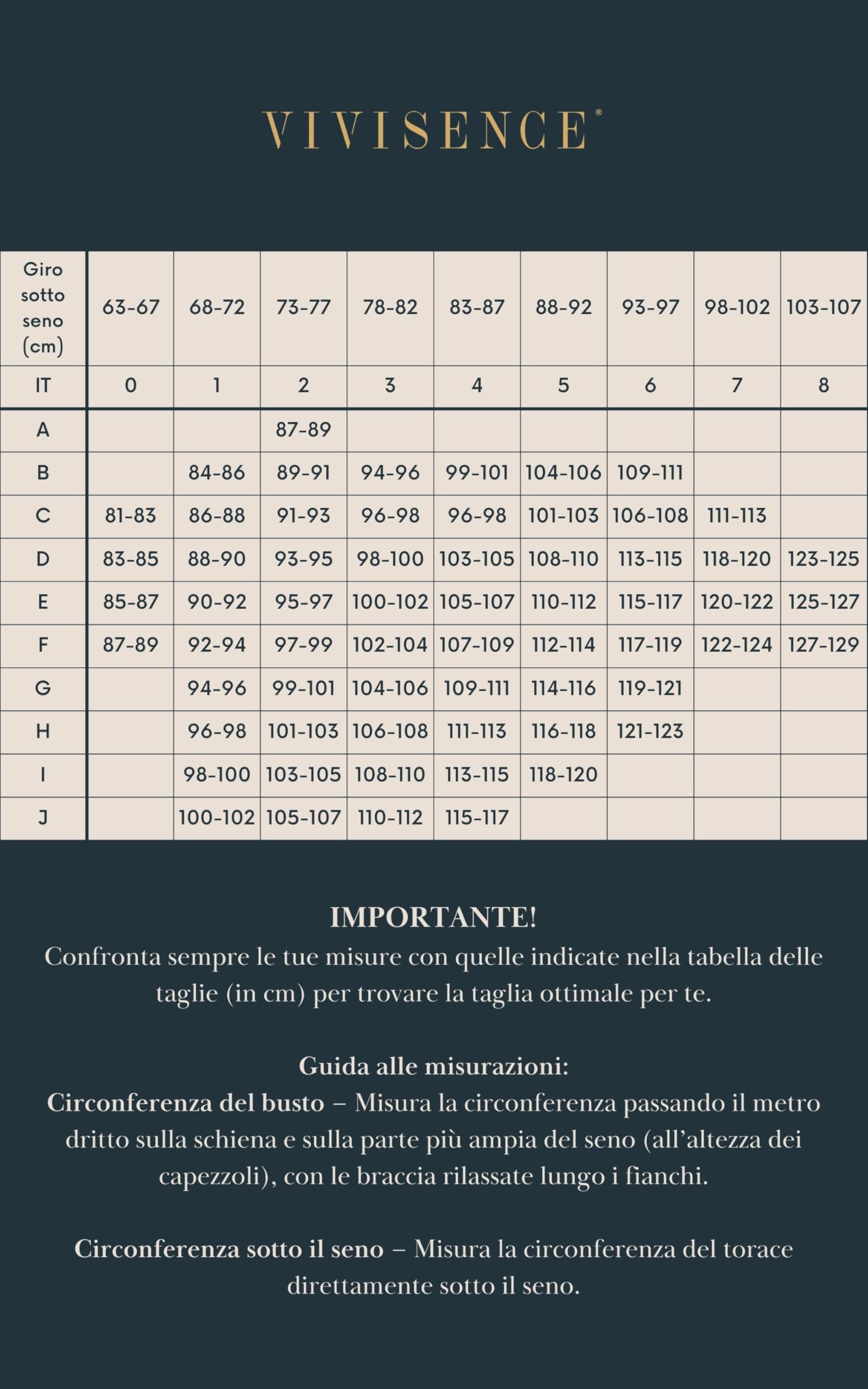Vivisence Reggiseno Push-Up Spalline Trasparenti Multiway 1035