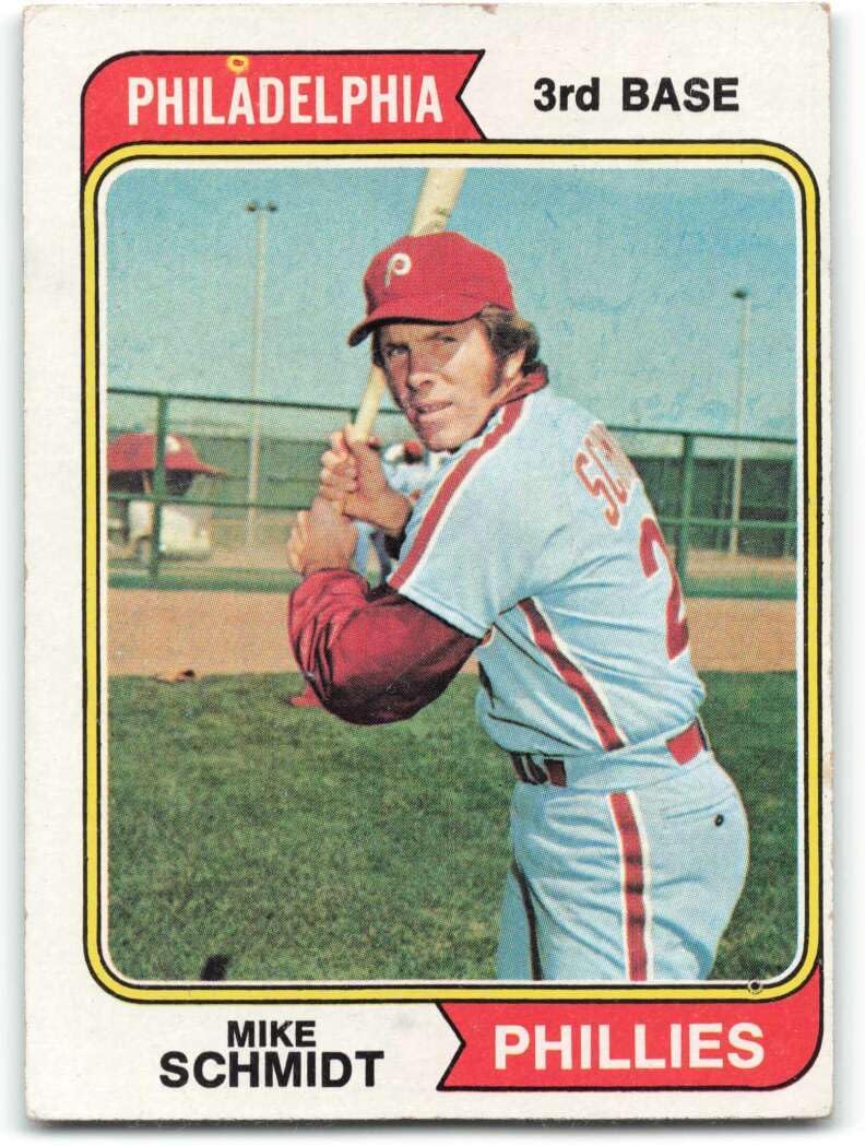 1974 Topps #283 Mike Schmidt EX Excellent Philadelphia Phillies