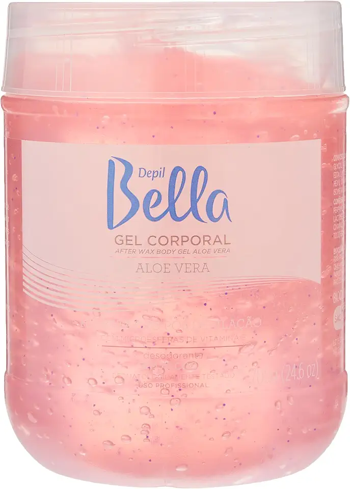 Gel Corporal Aloe Vera, Depil Bella, Pink, 700G