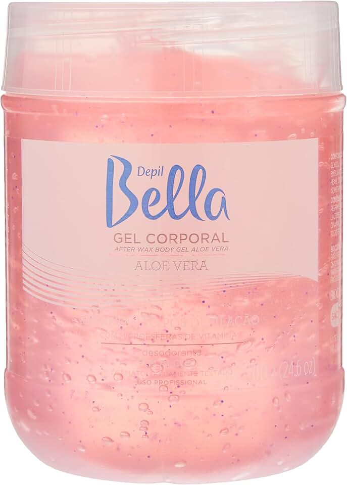 Gel Corporal Aloe Vera, Depil Bella, Pink, 700G