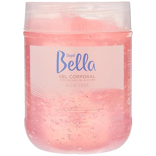 Gel Corporal Aloe Vera, Depil Bella, Pink, 700G