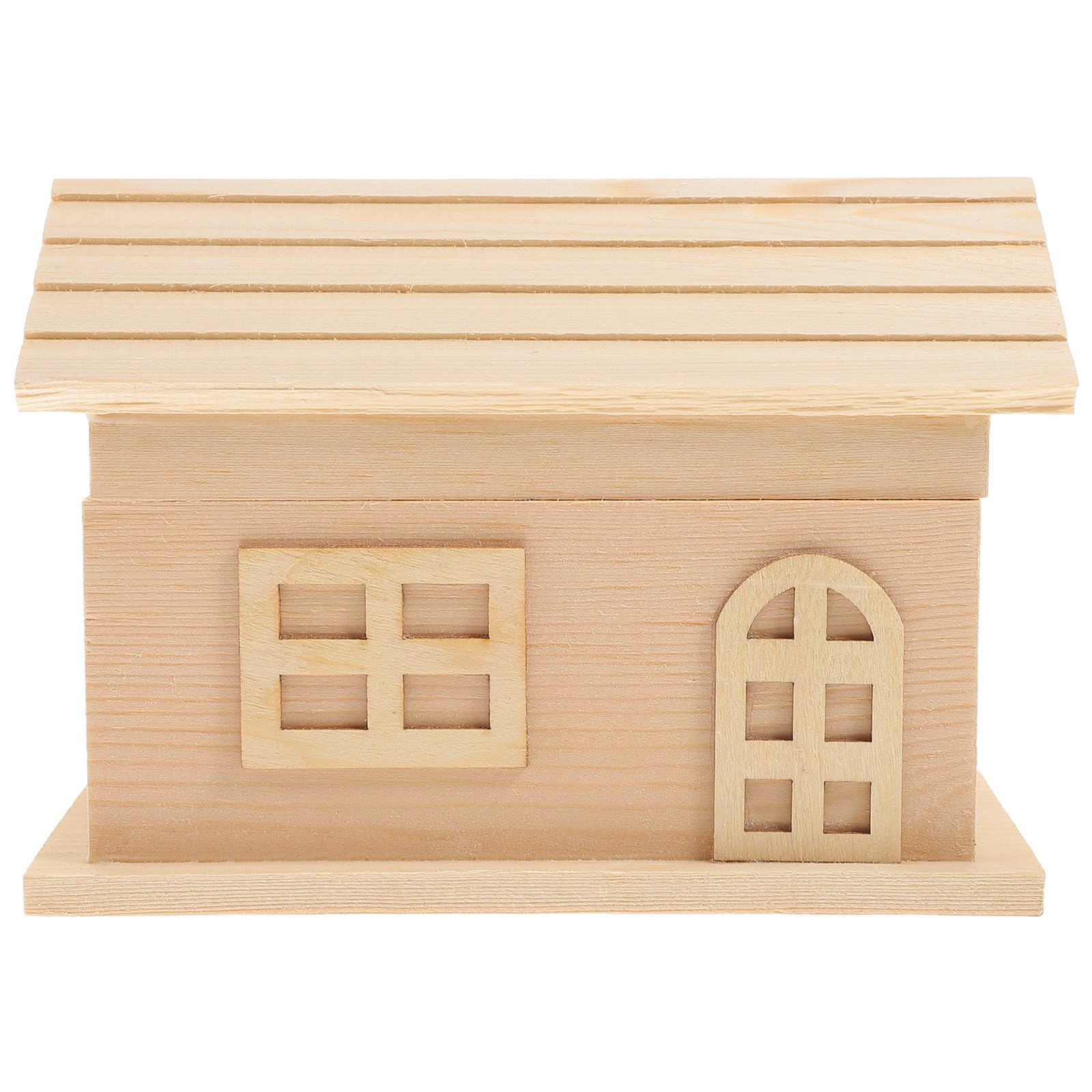 Hucha de ahorro de madera retro para decorar salones y dormitorios familiares