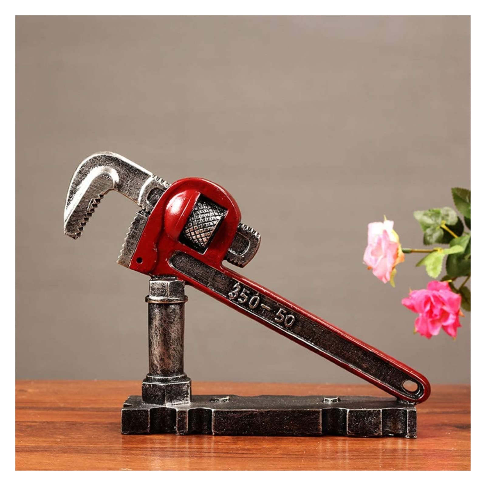 Amazon.co.jp: 彫刻 置物・オブジェ レトロ工業用パイプレンチ