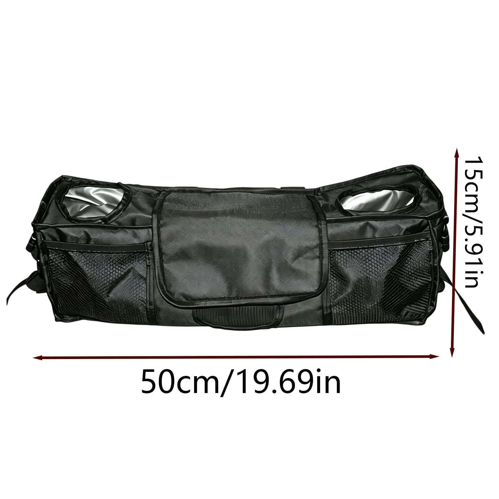 Organizer Da Passeggino Custodia Portatutto Con Portabicchiere Termico | Borsa Capiente Per Passeggino Per Genitori, Mamme, Passeggiate Quotidiane, Viaggi, Vacanze, Campeggio, , Spiaggia