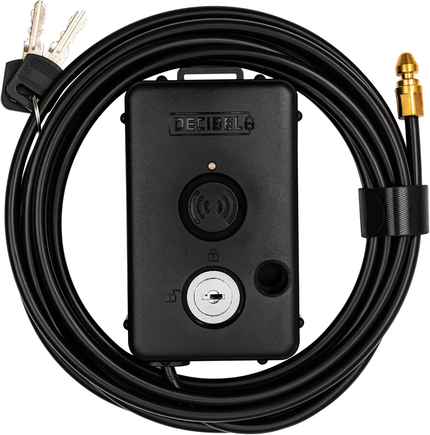 Decibel Câble antivol de 4,6 m avec alarme puissante de 100 dB pour équipement extérieur, outils électriques, kayaks, générateurs