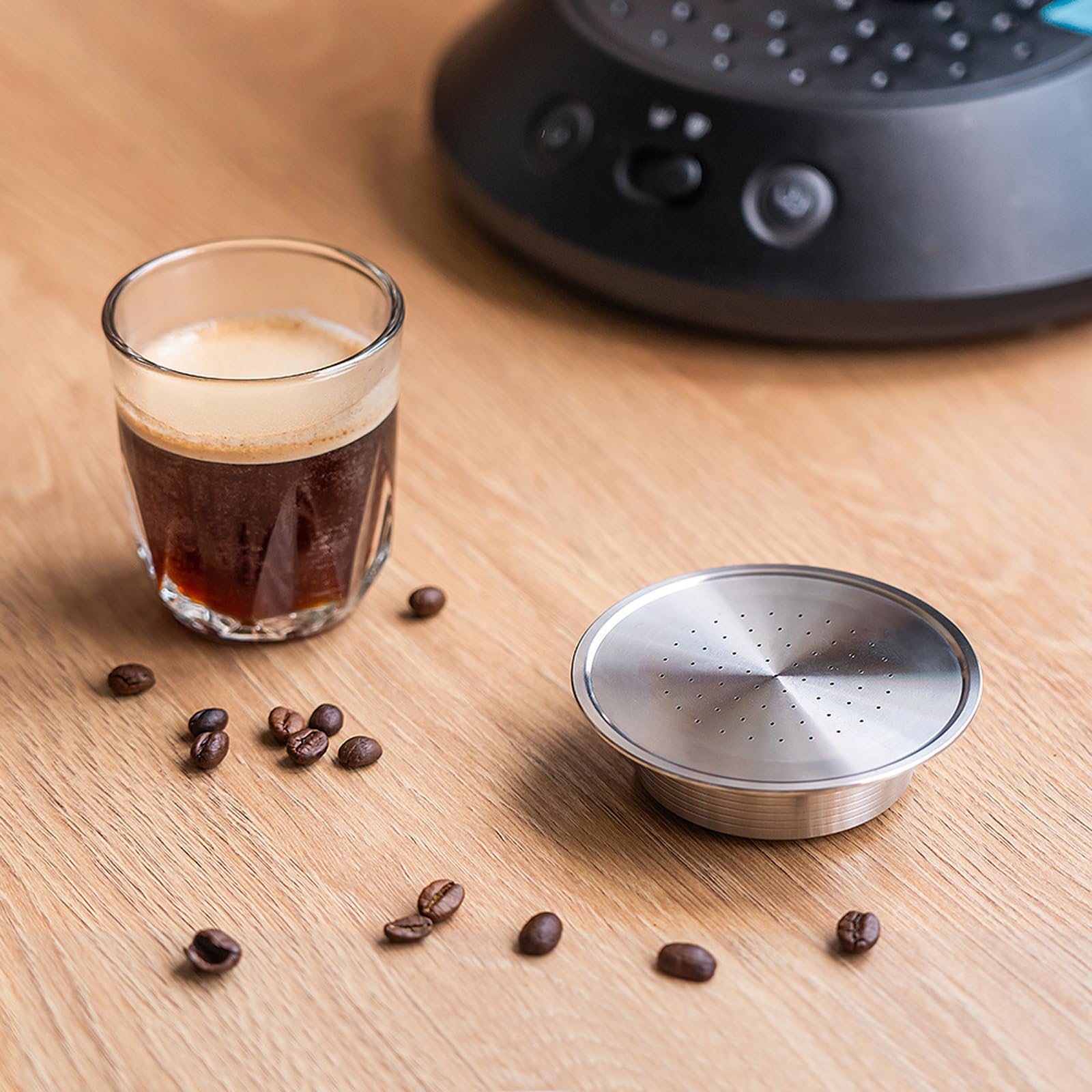 Cápsulas de café reutilizables para máquina de café expreso HD7801 HD6592, filtros de cápsulas de café recargables de acero inoxidable, elaboración de cerveza