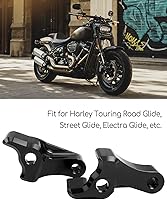 Vista 5 de Kit de bloques de bajada de 2 pulgadas para Harley Touring Road Glide Street Glide Electra Glide 2002-2022, aleación de aluminio 7075 de grado