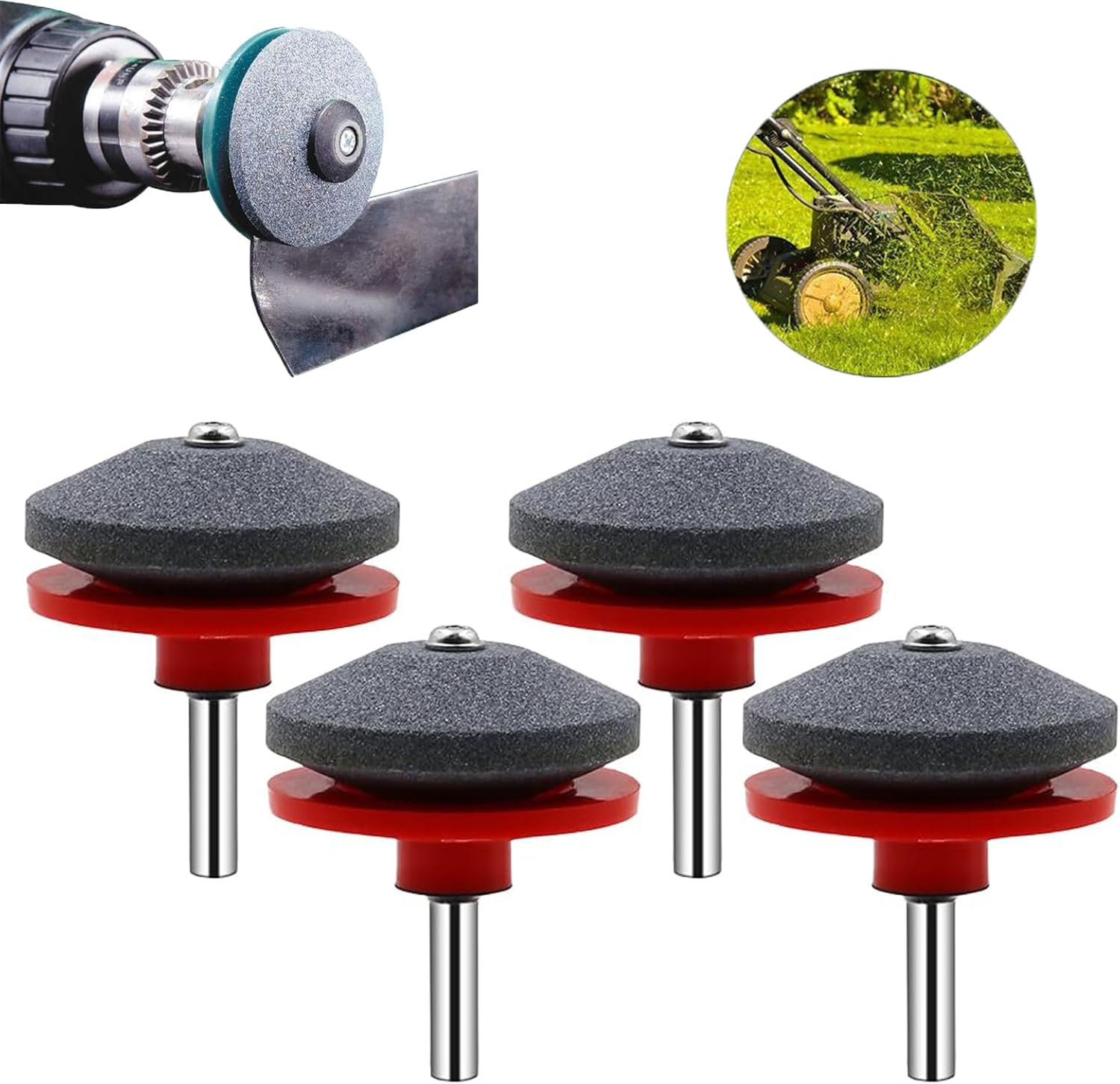 REATIFUL Lawnmower Dull Blade Sharpener,Lawn Mower Blade