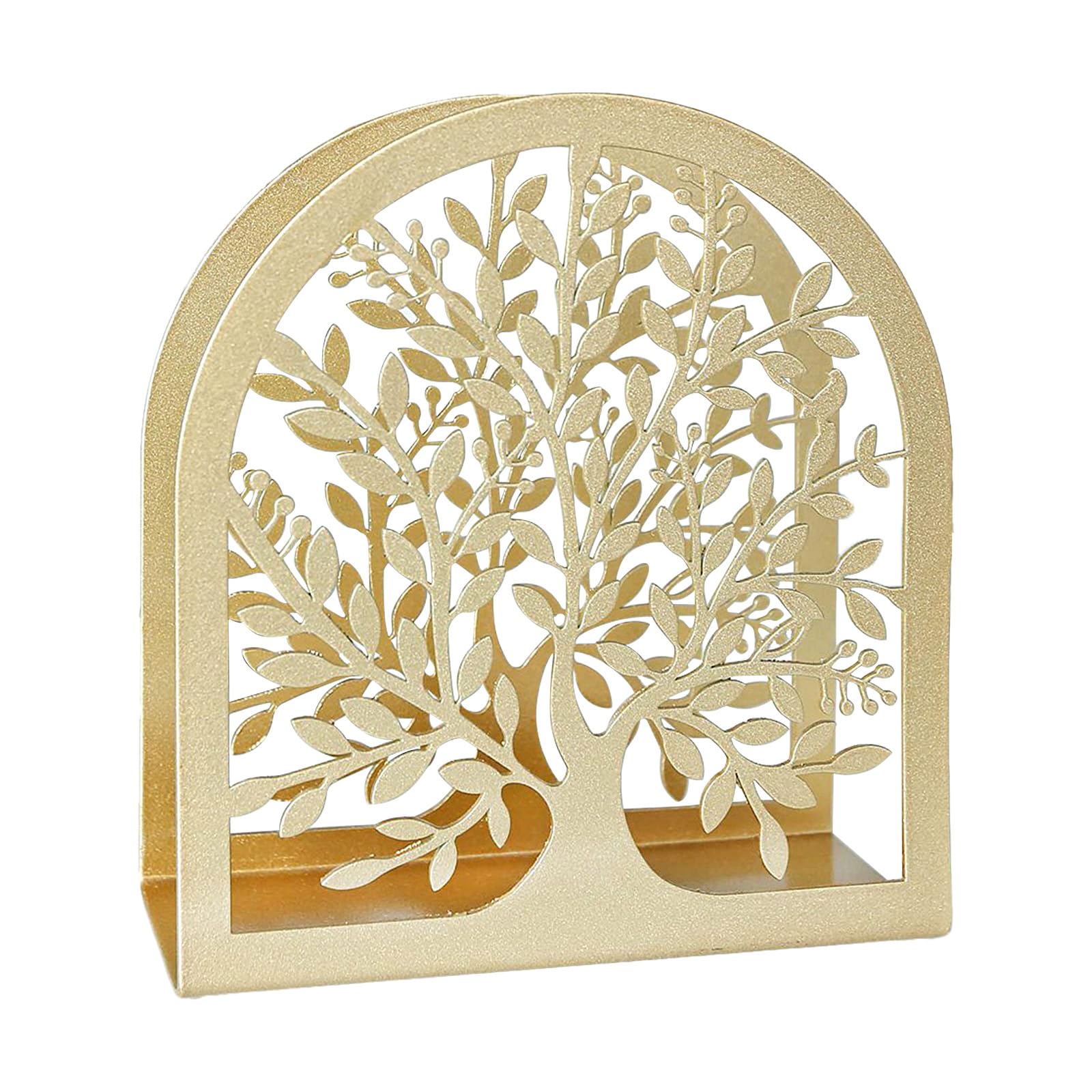 Freestanding Tissue Dispenser Rack Metal Napkin Holder for Kitchen Dining Table Organization Vertical Paper Towel Stand Napkin Rack for Dining