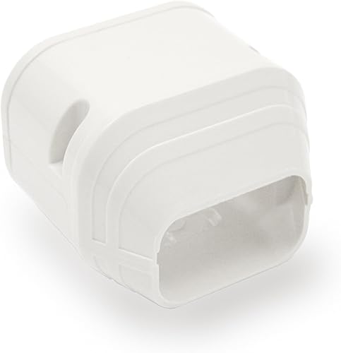 Miniatura 8 de Jeacent Kit de cubierta de tubería de PVC AC de 3 pulgadas de ancho y 11.3 pies para mini split, aire acondicionado central, bomba de calor